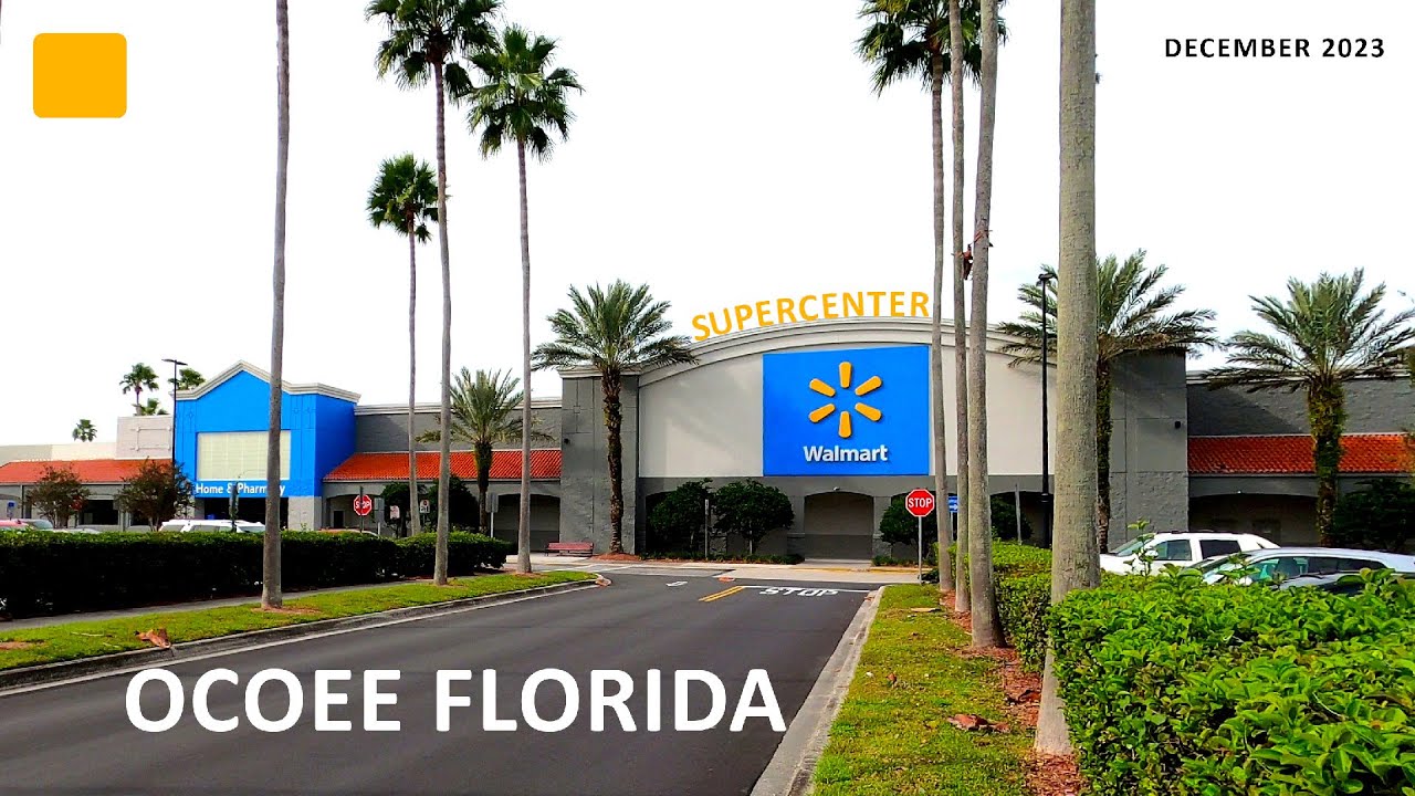 Shopping at Walmart Supercenter on Vineland Road in Kissimmee Florida